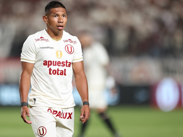  Edison Flores of Universitario pictured on January 25, 2025