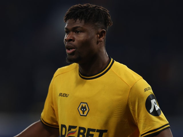 Wolverhampton Wanderers' Emmanuel Agbadou pictured on January 20, 2025