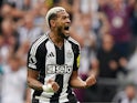 Newcastle United's Joelinton celebrates scoring against Southampton on August 17, 2024