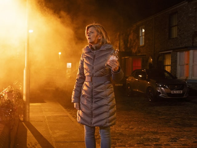 Coronation Street fire stunt February 2025