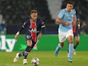 Paris Saint-Germain's Neymar and Manchester City's Rodri on April 28, 2021