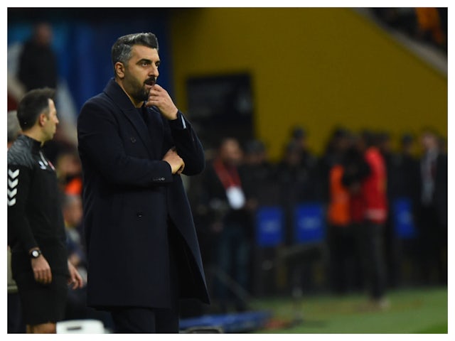 Sinan Kaloglu of Kayserispor during the Turkish Super League match  against Fenerbahce November 23 2024