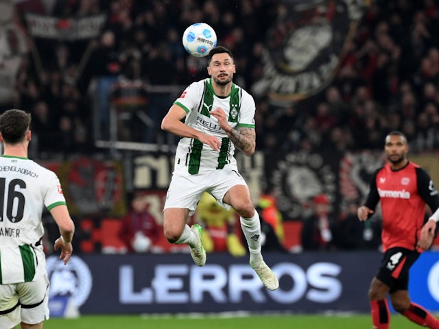 Tim Kleindienst of Moenchengladbach vs Leverkusen on 18.01.2025