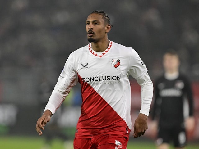 Sebastien Haller of FC Utrecht on January 16, 2025