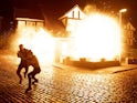 Coronation Street fire stunt February 2025