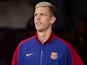 Barcelona's Dani Olmo ahead of the match on January 15, 2025