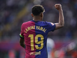 Barcelona attacker Lamine Yamal on February 2, 2025