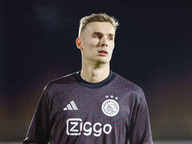 Ajax's Sivert Mannsverk on December 9, 2024