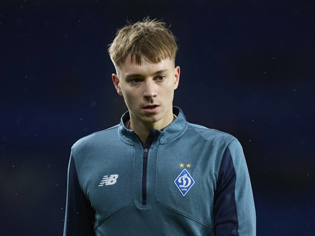 Dynamo Kiev midfielder Volodymyr Brazhko in December 2024.