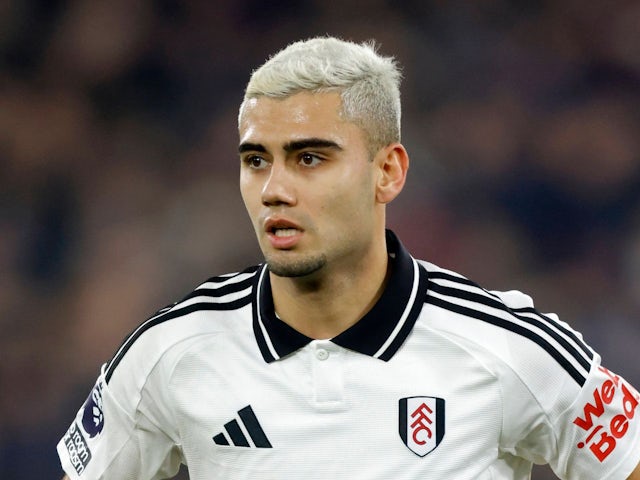 Fulham's Andreas Pereira in action on January 14, 2025