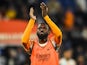 Antonio Rudiger of Real Madrid during his side's LaLiga match against Espanyol, on February 1, 2025