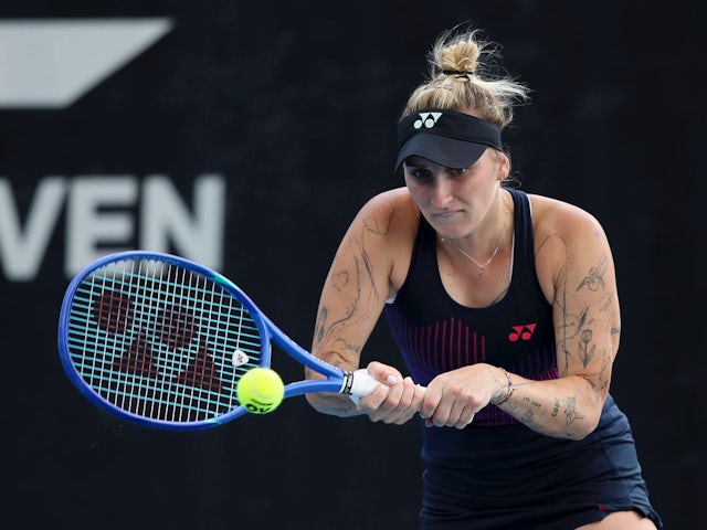 Marketa Vondrousova in action at the Adelaide International on January 6, 2025