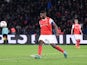 Marshall Munetsi of Reims during his side's match against Paris Saint-Germain, on January 25, 2025