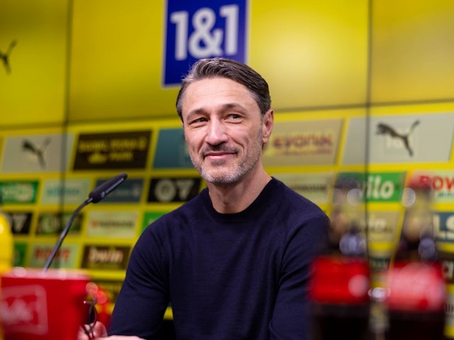 Le directeur de la Nouvelle-Borussia Dortmund, Niko Kovac, lors d'une conférence de presse en tant que patron, le 4 février 2025