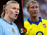 Ray Parlour/Erling Haaland composite image