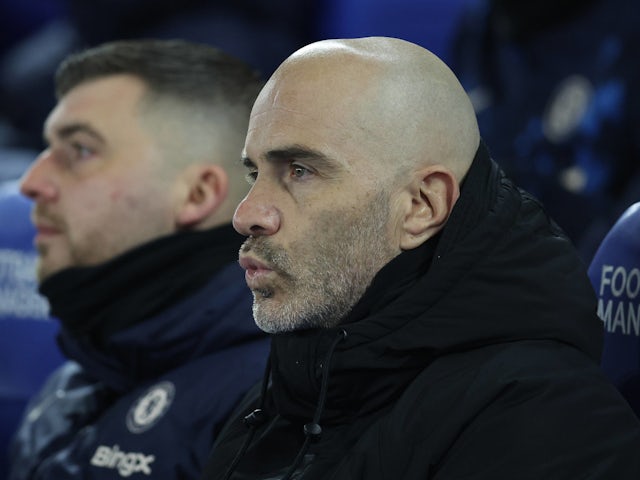 Chelsea head coach Enzo Maresca in February 2025.