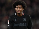 Stoke City's Jaden Dixon pictured on October 29, 2024