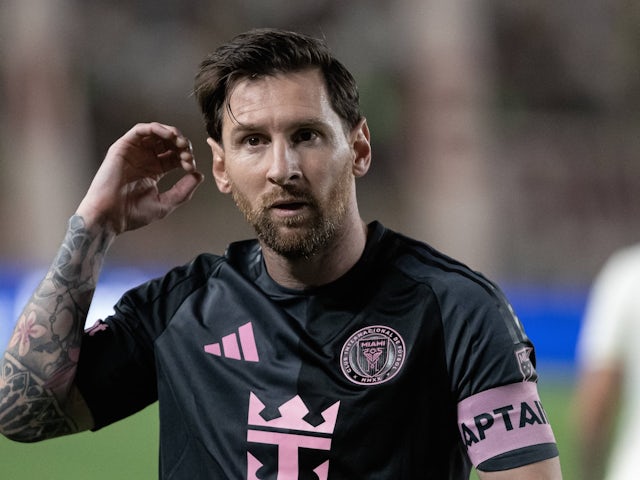  Inter Miami captain Lionel Messi pictured on January 29, 2025