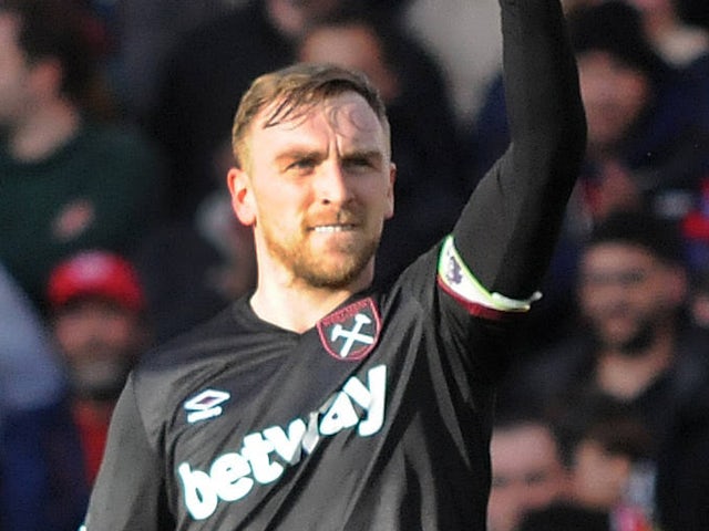 West Ham United's Jarrod Bowen celebrates scoring on February 22, 2025