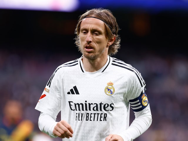 Real Madrid's Luka Modric on February 23, 2025