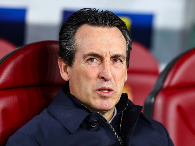 Aston Villa manager Unai Emery on January 21, 2025