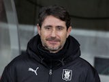 Olimpija Ljubljana head coach Victor Sanchez on December 19, 2024