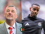 John Aldridge/Alexander Isak composite image