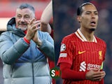 John Aldridge/Virgil van Dijk composite image