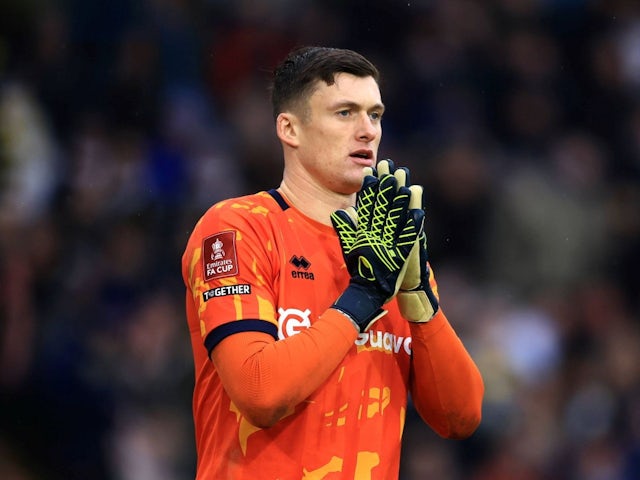 Liam Roberts of Millwall during his side's match against Leeds United, on February 8, 2025