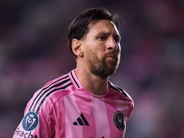 Inter Miami's Lionel Messi on February 25, 2025