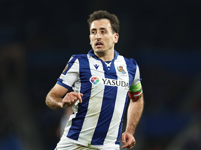 Real Sociedad's Mikel Oyarzabal on February 20, 2025