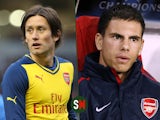 Jeremie Aliadiere/Tomas Rosicky composite image