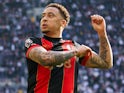 Bournemouth's Marcus Tavernier celebrates scoring on March 9, 2025