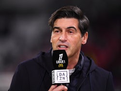 Lyon manager Paulo Fonseca pictured on February 23, 2025