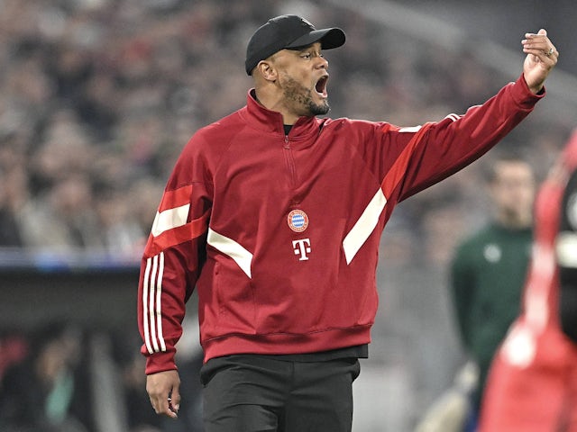 Bayern Munich manager Vincent Kompany in the Champions League on March 5, 2025