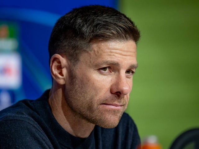 Manager of Bayer Leverkusen Xabi Alonso during the press conference after the game after the game of his team against Bayern Munich on March 5, 2025