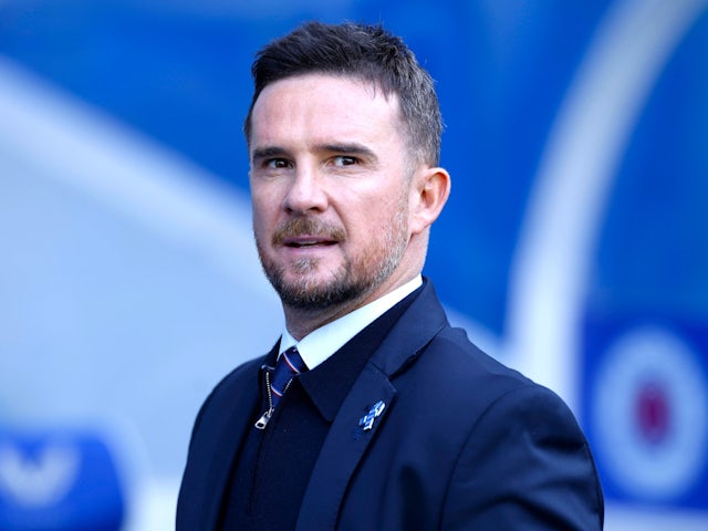 Rangers head coach Barry Ferguson on March 3, 2025